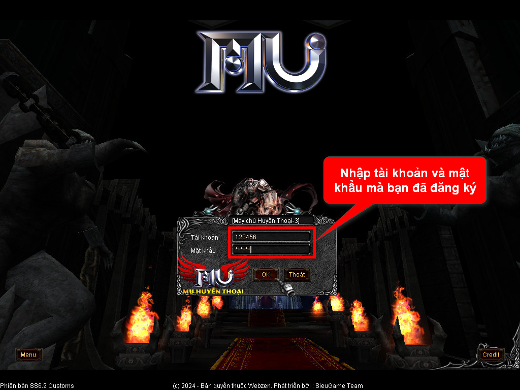 Chức năng chính của Game MU Thái Dương